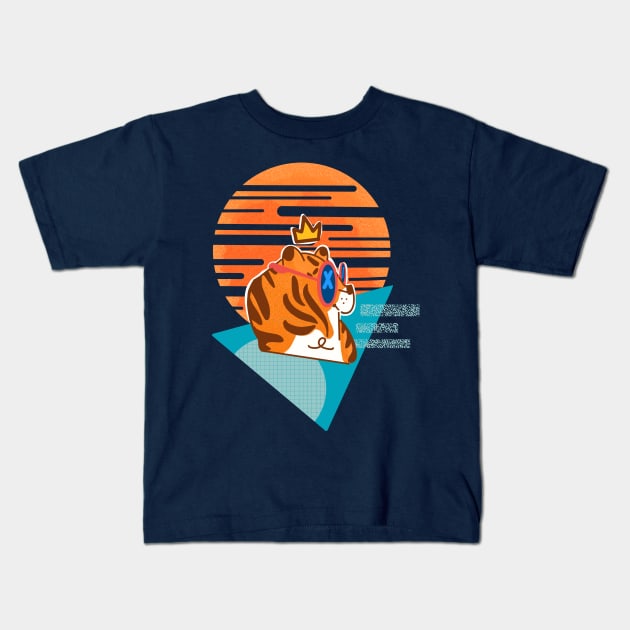 King of Summer Kids T-Shirt by Fluffymafi